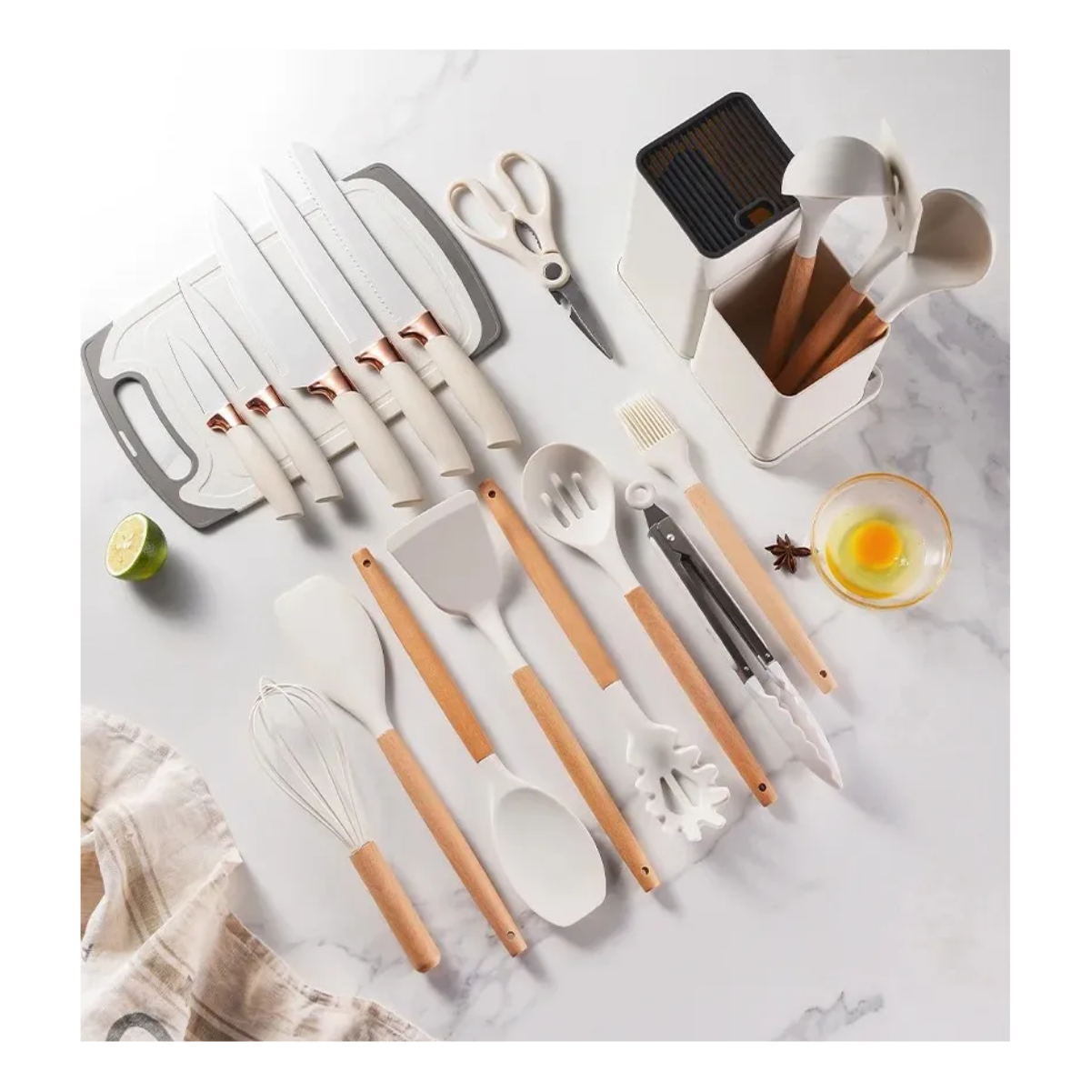 Juego de utensilios de cocina de 19 piezas Casa Noble