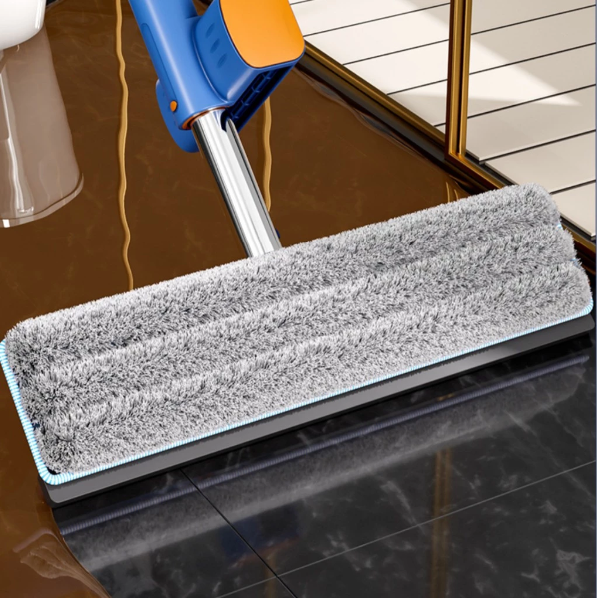 FREGONA PLANA DE 45 CM CON GIRO AUTOMÁTICO PREMIUM