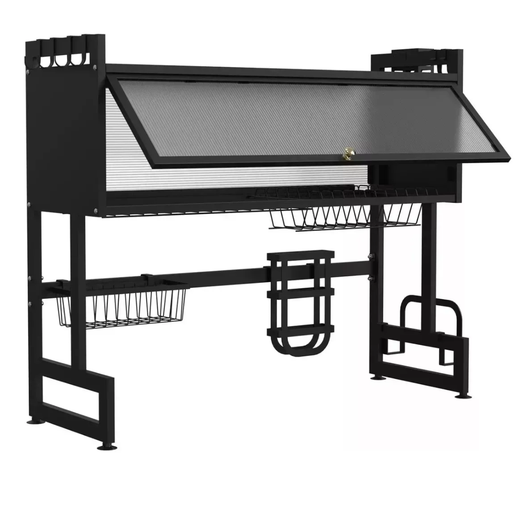 ESCURRIDOR Y ORGANIZADORES PREMIUM DE 2 PISOS: Ahorre Espacio Con Estilo 🖤 (65CM ancho)