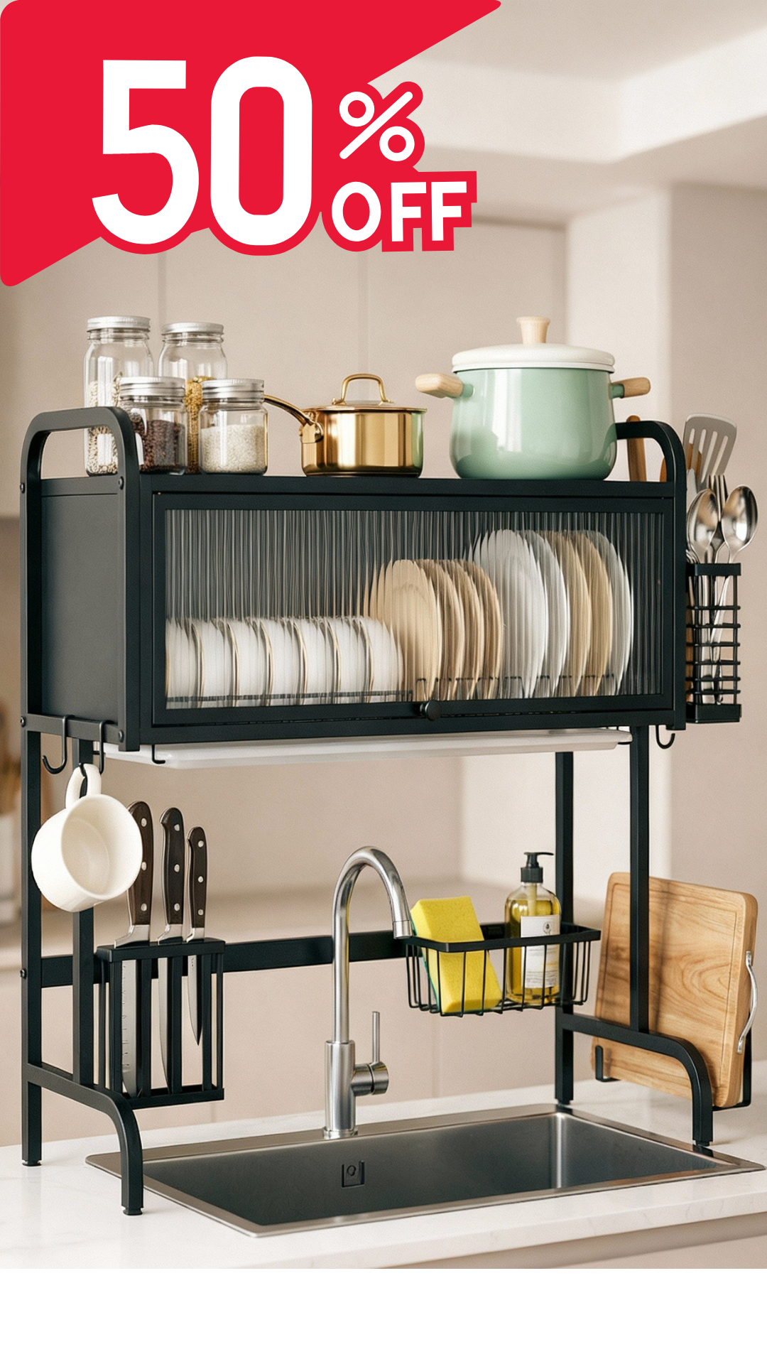 TRANSFORME SU COCINA EM UN ESPACIO LIMPIO, ORGANIZADO Y ORDENADO, EN CUESTIÓN DE MINUTOS!